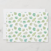 Foto Safari Geburtstagseinladung Wildes Mädchen Einladung (Rückseite)