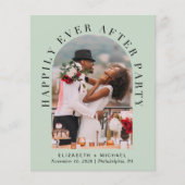 Foto Sage Green Wedding Einladung (Vorderseite)