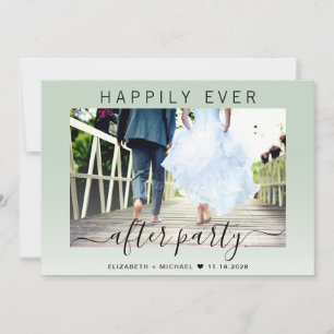 Foto-Sage-Hochzeitsempfang Glücklich Bis Ans Ende Ankündigung
