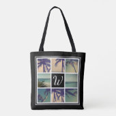 Foto-Sammelbeutel mit individuelle Name-Monogramm Tasche (Rückseite)