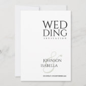 Foto-Sammlung Minimal Text Hochzeit Einladung (Vorderseite)