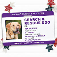 Foto SAR K9 für die Suche nach Hunde-ID-Logos