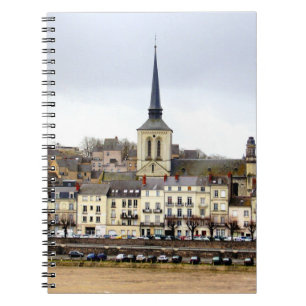 Foto Saumur River Bank Scene Notizblock