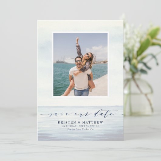 Foto Save The Date (Stehend Vorderseite)