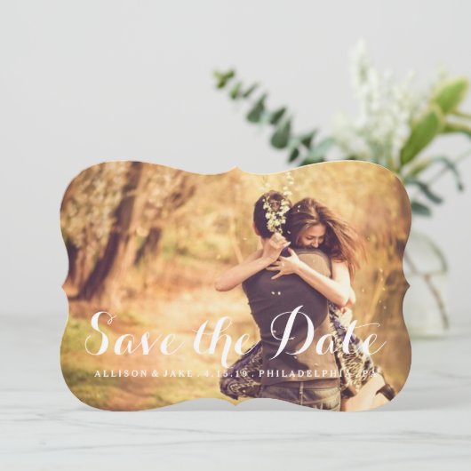 Foto Save the Date (Stehend Vorderseite)