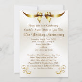 Foto Save the Date 50. Hochzeitskarten Einladung (Rückseite)