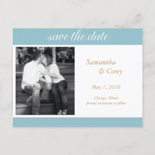 Foto Save-the-Date-Ankündigung Ankündigungspostkarte