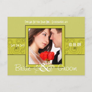 Foto Save the Date Ankündigungspostkarte