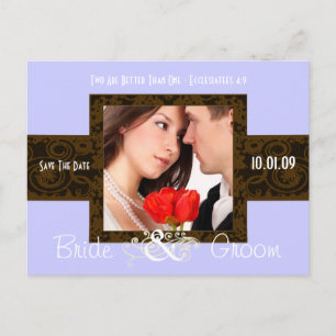 Foto Save the Date Ankündigungspostkarte