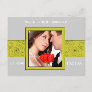 Foto Save The Date Ankündigungspostkarte