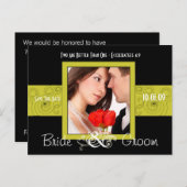 Foto Save the Date Ankündigungspostkarte (Vorne/Hinten)