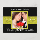 Foto Save the Date Ankündigungspostkarte (Vorderseite)