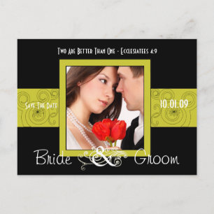 Foto Save The Date Ankündigungspostkarte