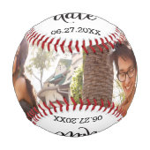 Foto Save the Date bearbeitbar Baseball (Vorderseite)