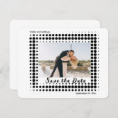 Foto Save the Date Card Bride Groom Wedding Day (Vorne/Hinten)