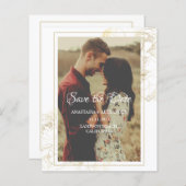 Foto SAVE THE DATE der Einladung. (Vorne/Hinten)