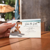 Foto Save the Date Einfache Kalligrafie