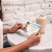 Foto Save the Date Einfache Kalligrafie