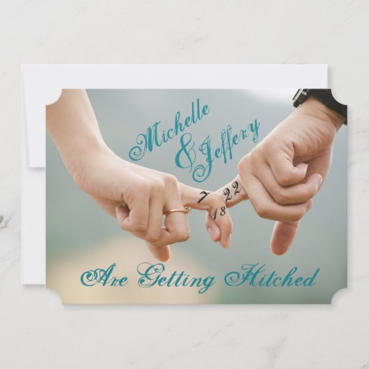 Foto Save the Date Einladung (Vorderseite)