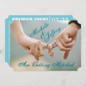 Foto Save the Date Einladung (Vorne/Hinten)