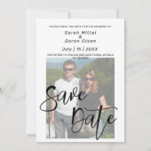 Foto Save the Date Einladung (Vorderseite)
