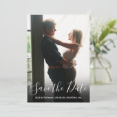 Foto Save the Date Einladung (Stehend Vorderseite)