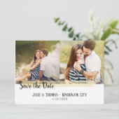 Foto Save the Date Einladung (Stehend Vorderseite)