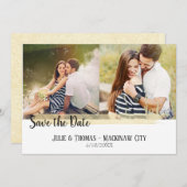 Foto Save the Date Einladung (Vorne/Hinten)