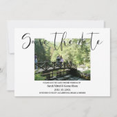 Foto Save the Date Einladung (Vorderseite)