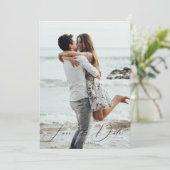 Foto Save the Date Einladung (Stehend Vorderseite)