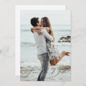 Foto Save the Date Einladung (Vorne/Hinten)