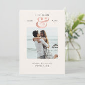 Foto-Save-the-Date-Einladung Einladung (Stehend Vorderseite)