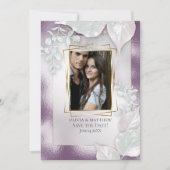 FOTO SAVE THE DATE | Einladung von Eggplant Shimme (Vorderseite)