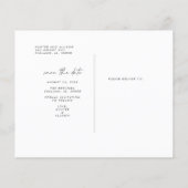 Foto Save the Date Flyer (Hinten)