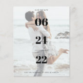 Foto Save the Date Flyer (Vorne)