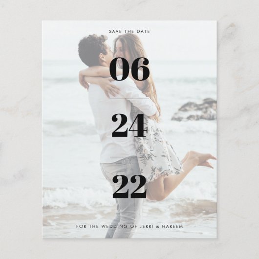 Foto Save the Date Flyer (Vorne)