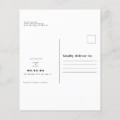 Foto Save the Date Flyer (Hinten)