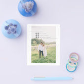 Foto Save the Date Flyer (Einzeln)