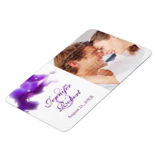 Foto Save the Date / Gefallen Hochzeitsmagnet Magnet (Linke Seite)