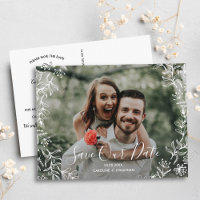 Foto Save the Date Handgezeichnet Petite Blume