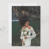 Foto Save the Date hochladen Ankündigung (Rückseite)