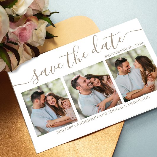 Foto Save the Date Hochzeit Simple