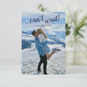 Foto Save the Date Hochzeit Verlobung (Stehend Vorderseite)