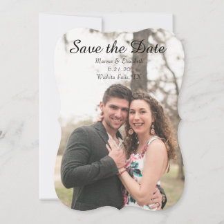 Foto Save the Date Hochzeitseinladung Einladung