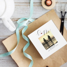 Foto Save the Date Hochzeitsmagnete für Verlobunge