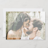 Foto Save the Date Hochzeitswebsite QR Code Invit Einladung (Vorderseite)