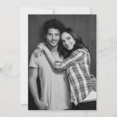 Foto Save the Date, indische Hochzeit, Schwarz, Go Save The Date (Rückseite)