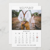 Foto Save the Date Kalender (Vorne/Hinten)