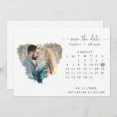 Foto Save the Date Kalender (Vorne/Hinten)