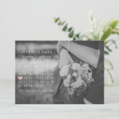 Foto Save the Date Kalender (Stehend Vorderseite)